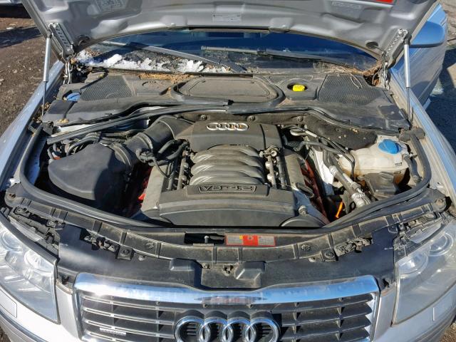 WAUML44E04N002715 - 2004 AUDI A8 L QUATT GRAY photo 7