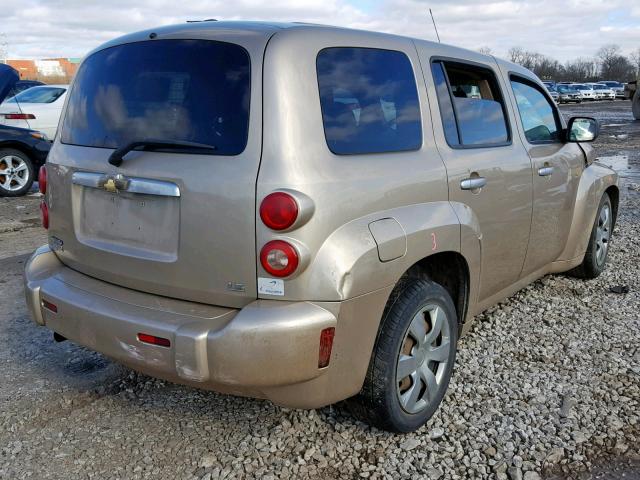 3GNDA13D76S617827 - 2006 CHEVROLET HHR LS Dorado foto 4