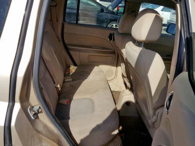 3GNDA13D76S617827 - 2006 CHEVROLET HHR LS Dorado foto 6
