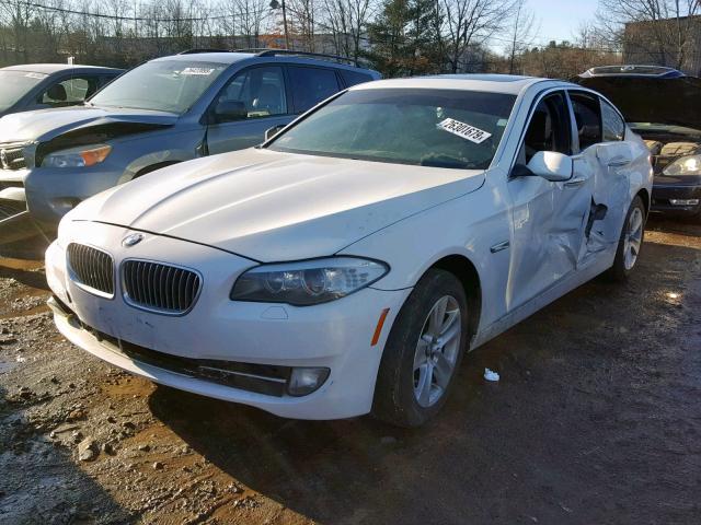 WBAXH5C56DDW16776 - 2013 BMW 528 XI WHITE photo 2