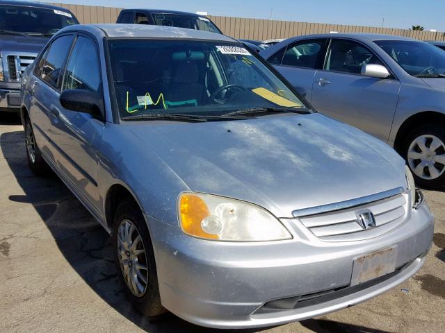 2HGES16122H583760 - 2002 HONDA CIVIC DX SILVER photo 1