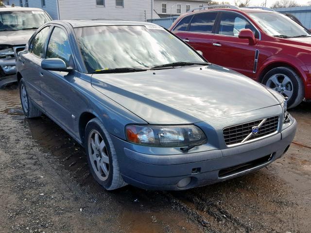 YV1RH59H942412654 - 2004 VOLVO S60 2.5T BLUE photo 1