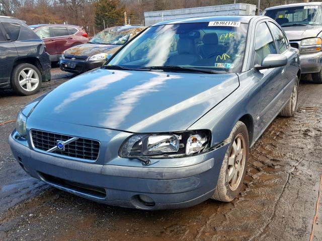 YV1RH59H942412654 - 2004 VOLVO S60 2.5T BLUE photo 2