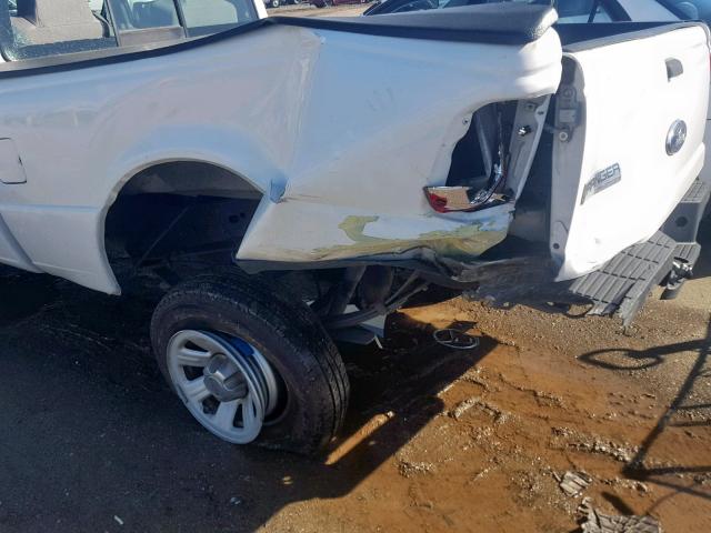 1FTYR10D57PA53683 - 2007 FORD RANGER WHITE photo 9