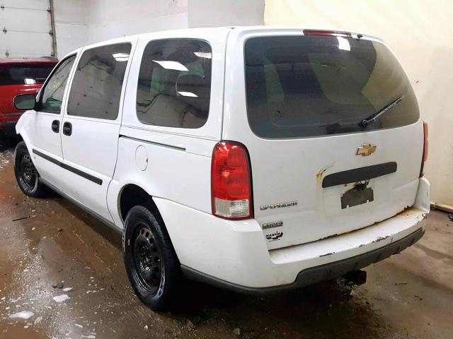 1GBDV13W48D174042 - 2008 CHEVROLET UPLANDER I WHITE photo 3