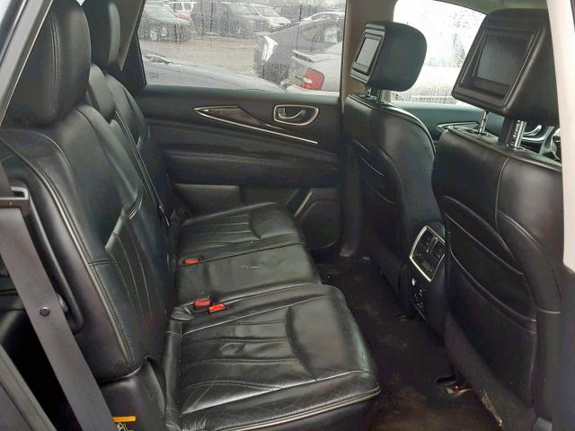 5N1AL0MM6DC306595 - 2013 INFINITI JX35 GRAY photo 6