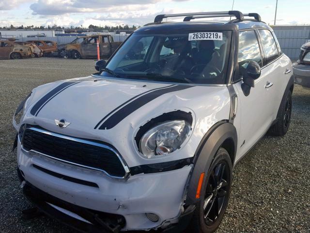 WMWZC5C54CWL58882 - 2012 MINI COOPER S C WHITE photo 2