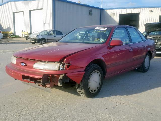 1FALP52U1SA187676 - 1995 FORD TAURUS GL RED photo 2