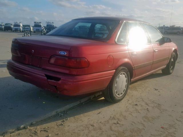 1FALP52U1SA187676 - 1995 FORD TAURUS GL RED photo 4