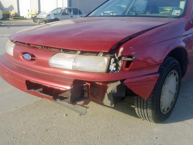 1FALP52U1SA187676 - 1995 FORD TAURUS GL RED photo 9