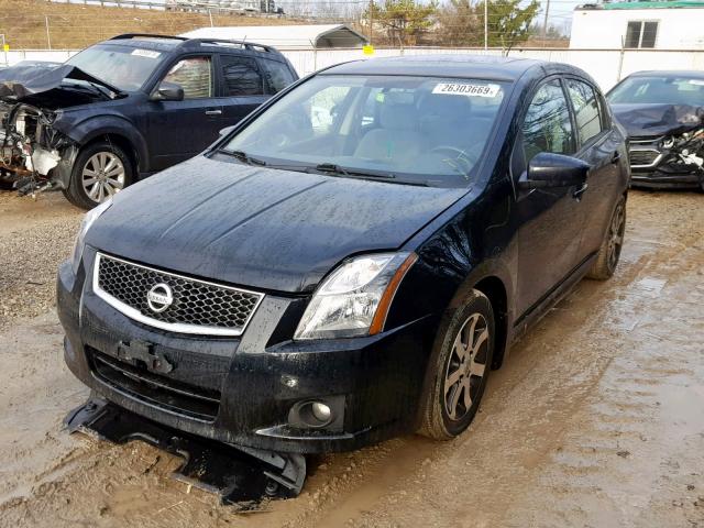 3N1AB6AP7BL710048 - 2011 NISSAN SENTRA 2.0 BLACK photo 2