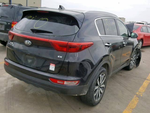 KNDPN3ACXH7167804 - 2017 KIA SPORTAGE E BLACK photo 4