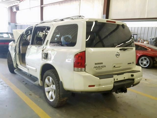 5N1BA0NC0EN606333 - 2014 NISSAN ARMADA SV WHITE photo 3