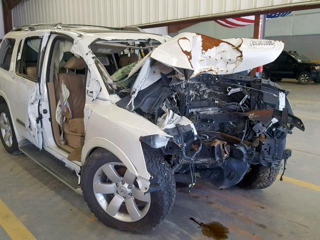 5N1BA0NC0EN606333 - 2014 NISSAN ARMADA SV WHITE photo 9