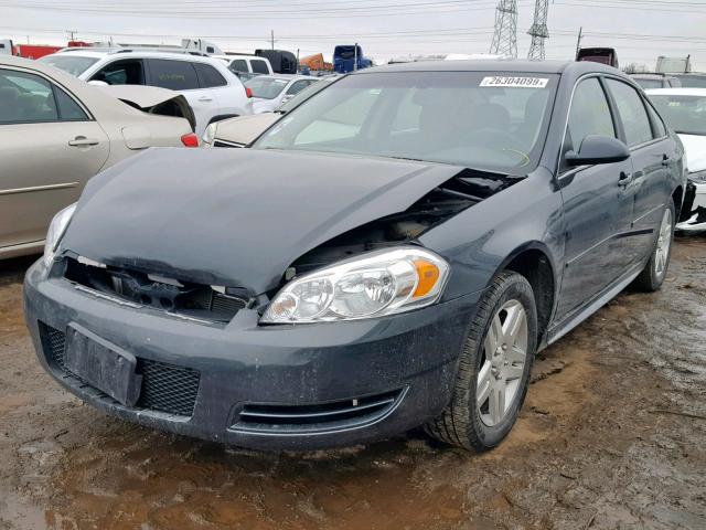 2G1WB5E33G1178447 - 2016 CHEVROLET IMPALA LIM GRAY photo 2