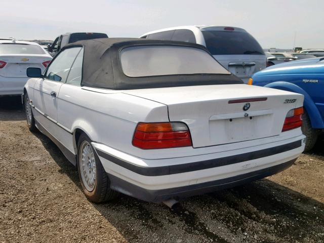 WBABK6326SED18312 - 1995 BMW 318 IC AUT WHITE photo 3