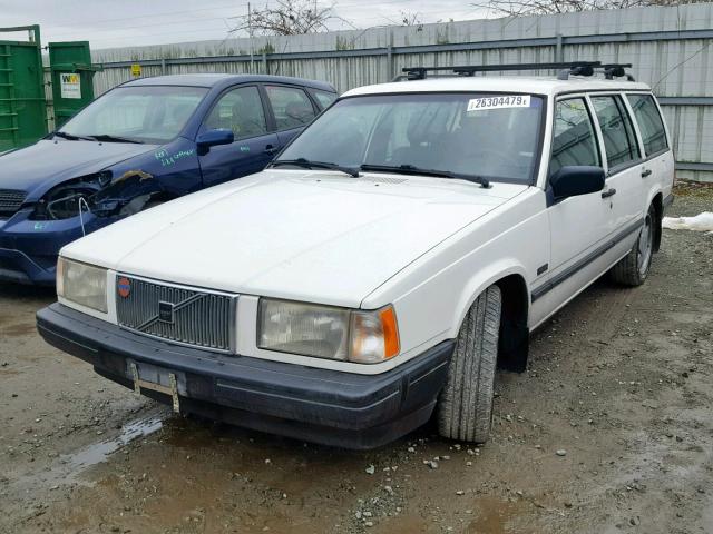 YV1JW8616R1121988 - 1994 VOLVO 940 WHITE photo 2