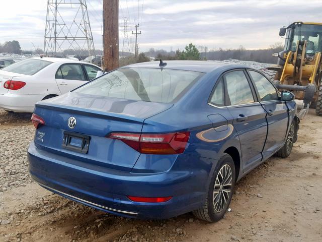 3VWE57BUXKM037313 - 2019 VOLKSWAGEN JETTA SEL BLUE photo 4