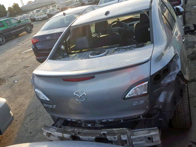 JM1BL1S6XA1240272 - 2010 MAZDA 3 S SILVER photo 9