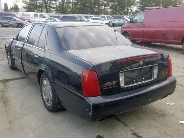 1G6KF57951U178900 - 2001 CADILLAC DEVILLE DT BLACK photo 3