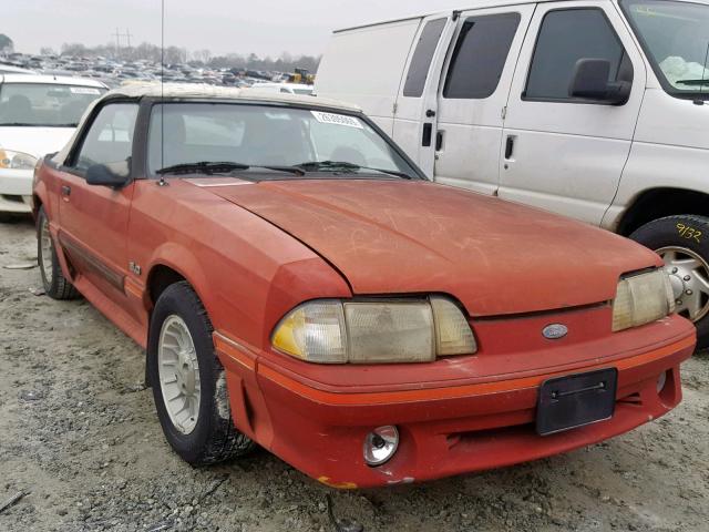 1FABP45E0JF104833 - 1988 FORD MUSTANG GT RED photo 1