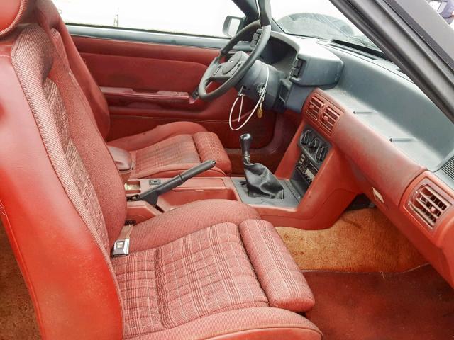 1FABP45E0JF104833 - 1988 FORD MUSTANG GT RED photo 5