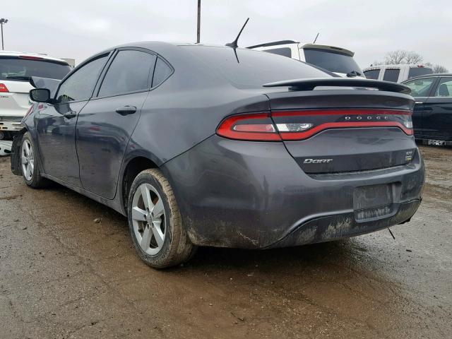 1C3CDFBA8GD623173 - 2016 DODGE DART SXT GRAY photo 3