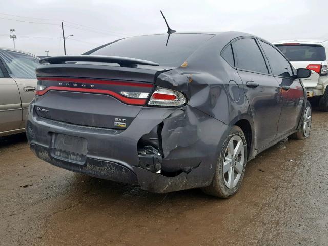 1C3CDFBA8GD623173 - 2016 DODGE DART SXT GRAY photo 4