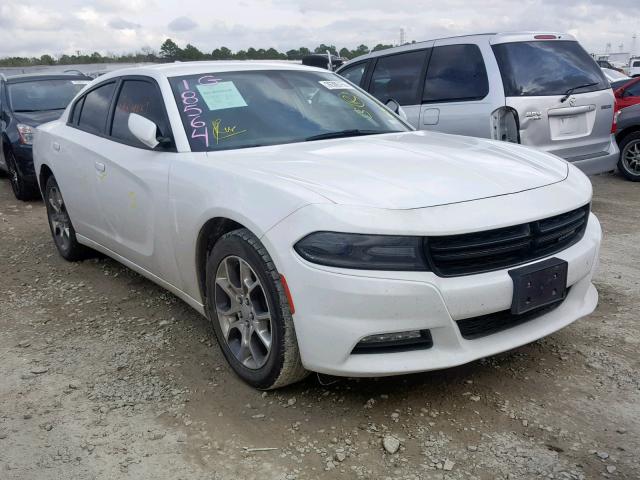 2C3CDXJGXGH188882 - 2016 DODGE CHARGER SX WHITE photo 1