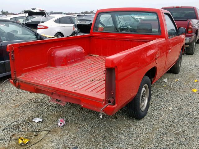 1N6SD11S4LC417236 - 1990 NISSAN D21 SHORT RED photo 4