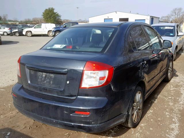 JS2YC414485102750 - 2008 SUZUKI SX4 BLACK photo 4