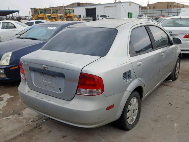 KL1TD52685B280074 - 2005 CHEVROLET AVEO BASE Boz foto 4