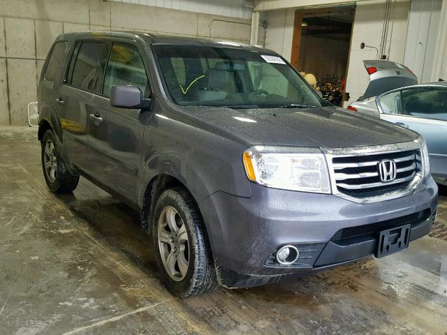 5FNYF4H73FB008842 - 2015 HONDA PILOT EXLN GRAY photo 1