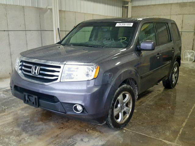 5FNYF4H73FB008842 - 2015 HONDA PILOT EXLN GRAY photo 2