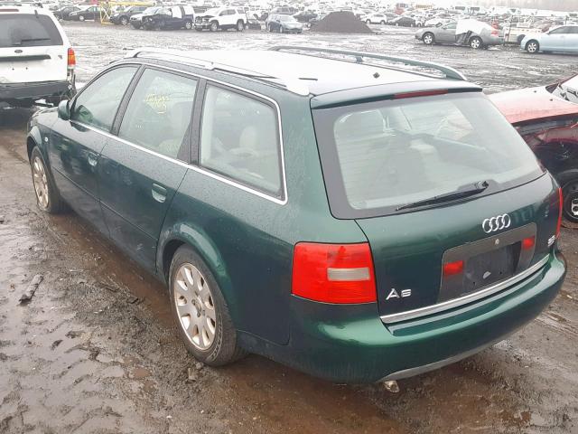 WAUDA24B5XN006506 - 1999 AUDI A6 AVANT Q GREEN photo 3