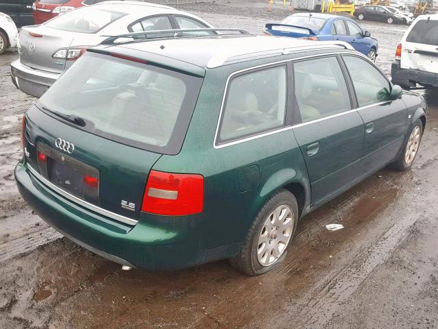 WAUDA24B5XN006506 - 1999 AUDI A6 AVANT Q GREEN photo 4