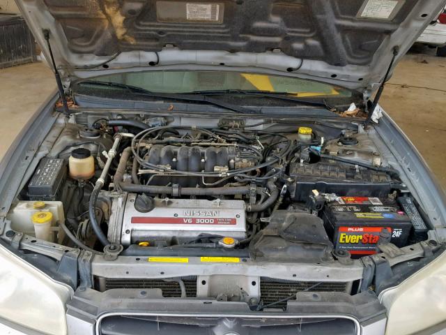 JN1CA31D61T628242 - 2001 NISSAN MAXIMA GXE GRAY photo 7