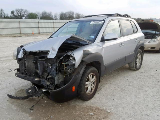 KM8JN12D17U582197 - 2007 HYUNDAI TUCSON SE GRAY photo 2