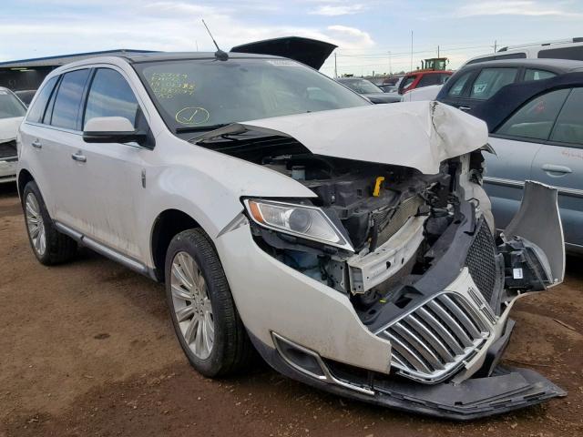 2LMDJ8JK3DBL08037 - 2013 LINCOLN MKX WHITE photo 1