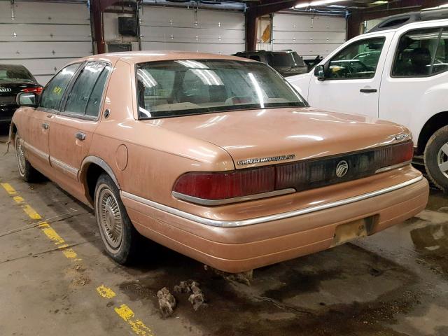 2MELM74W7RX626358 - 1994 MERCURY GRAND MARQ PINK photo 3