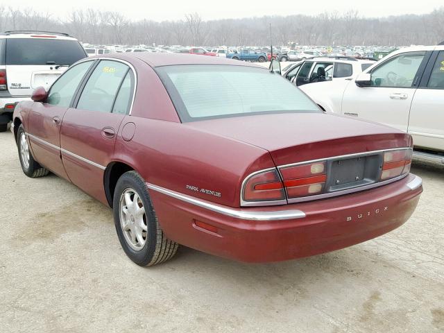 1G4CW54KXY4276805 - 2000 BUICK PARK AVENU RED photo 3