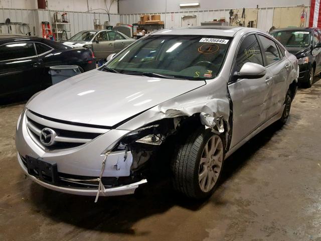 1YVHZ8CB7B5M23050 - 2011 MAZDA 6 S SILVER photo 2