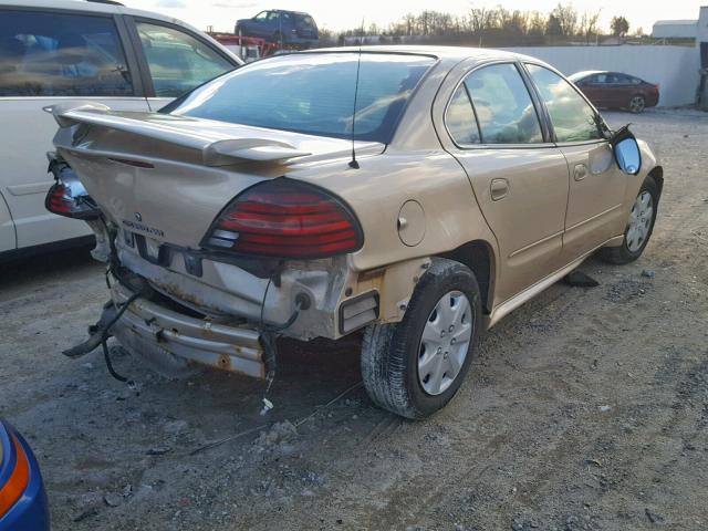 1G2NE52EX5M230047 - 2005 PONTIAC GRAND AM S TAN photo 4