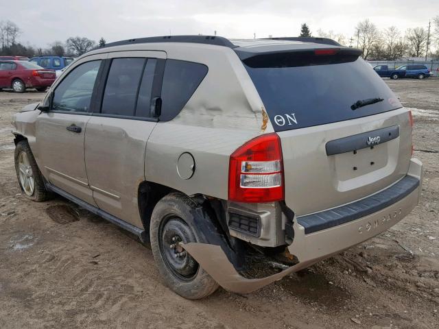 1J4NT1FA6AD626210 - 2010 JEEP COMPASS SP GOLD photo 3