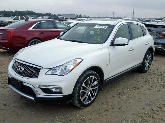 JN1BJ0RP1HM380804 - 2017 INFINITI QX50 WHITE photo 2