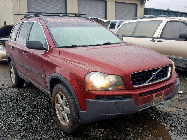 YV1CZ59H441080759 - 2004 VOLVO XC90 MAROON photo 1