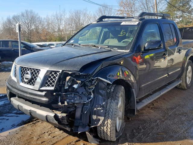 1N6AD07W96C461785 - 2006 NISSAN FRONTIER C BLACK photo 2