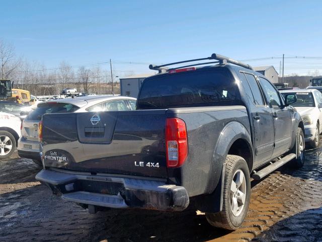 1N6AD07W96C461785 - 2006 NISSAN FRONTIER C BLACK photo 4