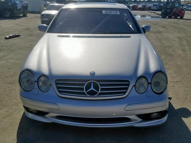 WDBPJ75J32A030210 - 2002 MERCEDES-BENZ CL 500 SILVER photo 9