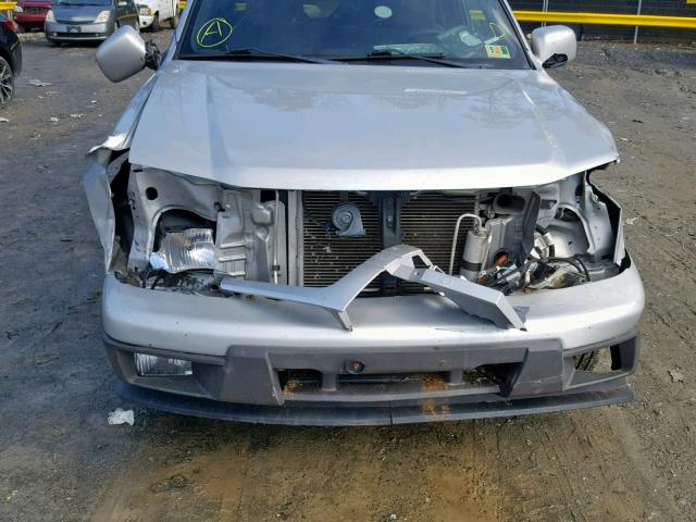 1GCDSGFE6C8104773 - 2012 CHEVROLET COLORADO L SILVER photo 9